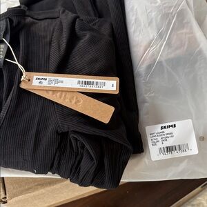 NWT sold out online SKIMS soft lounge long sleeve dress